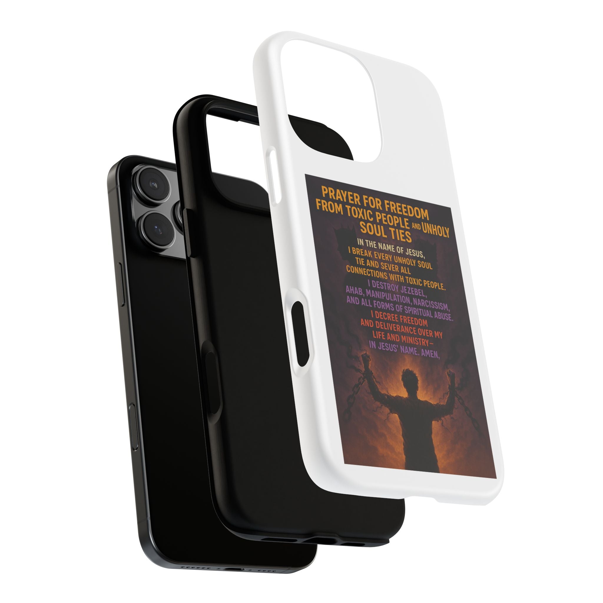 Tough Cases: Empowering Phone Case with Inspirational Prayer