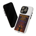 Tough Cases: Empowering Phone Case with Inspirational Prayer