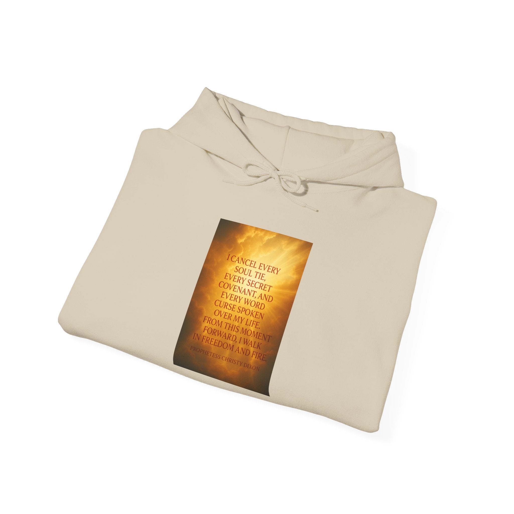Inspirational Quote Hooded Sweatshirt