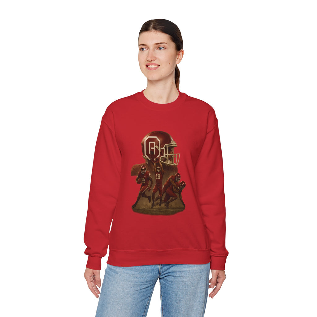 Vintage Football Crewneck Sweatshirt