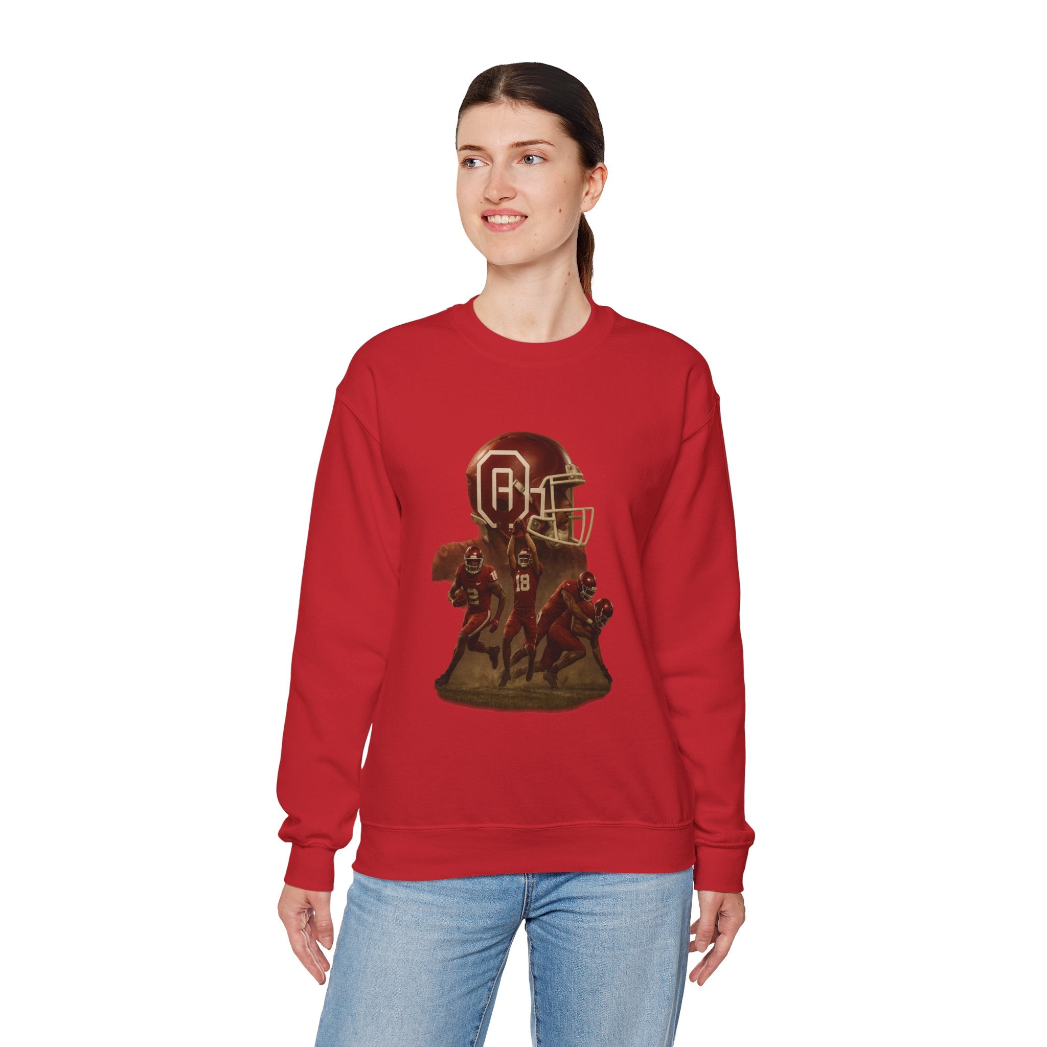 Vintage Football Crewneck Sweatshirt