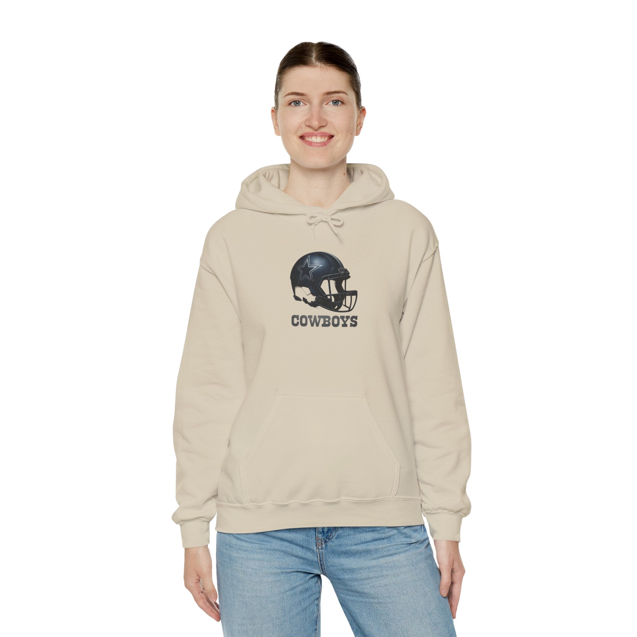 Cowboys Football Hoodie - Unisex Heavy Blend Sweatshirt, Team Spirit Wear, Game Day Apparel, Gift for Fans, Cozy Sportswear
