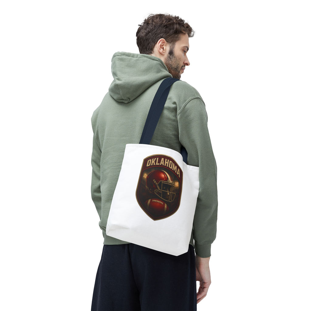 Football Themed Tote Bag, Sports Tote