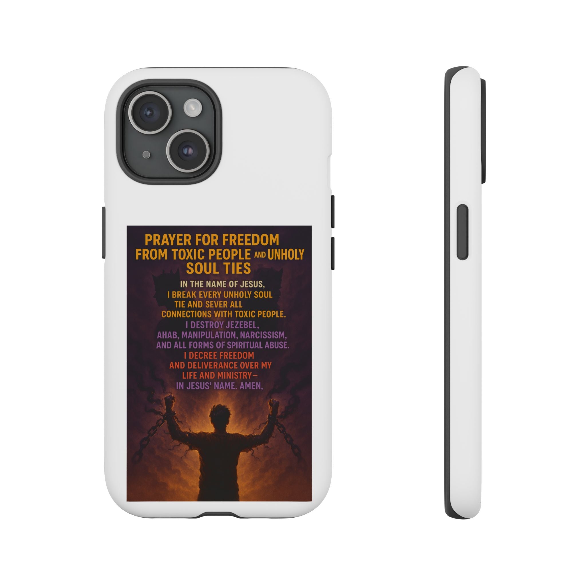 Tough Cases: Empowering Phone Case with Inspirational Prayer