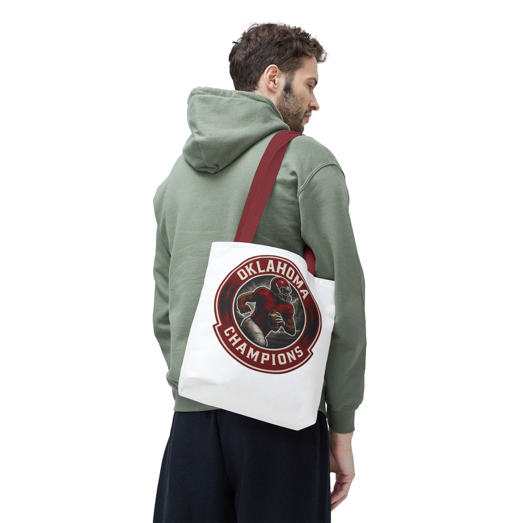 Oklahoma Champions Tote Bag, Sports Fan Tote
