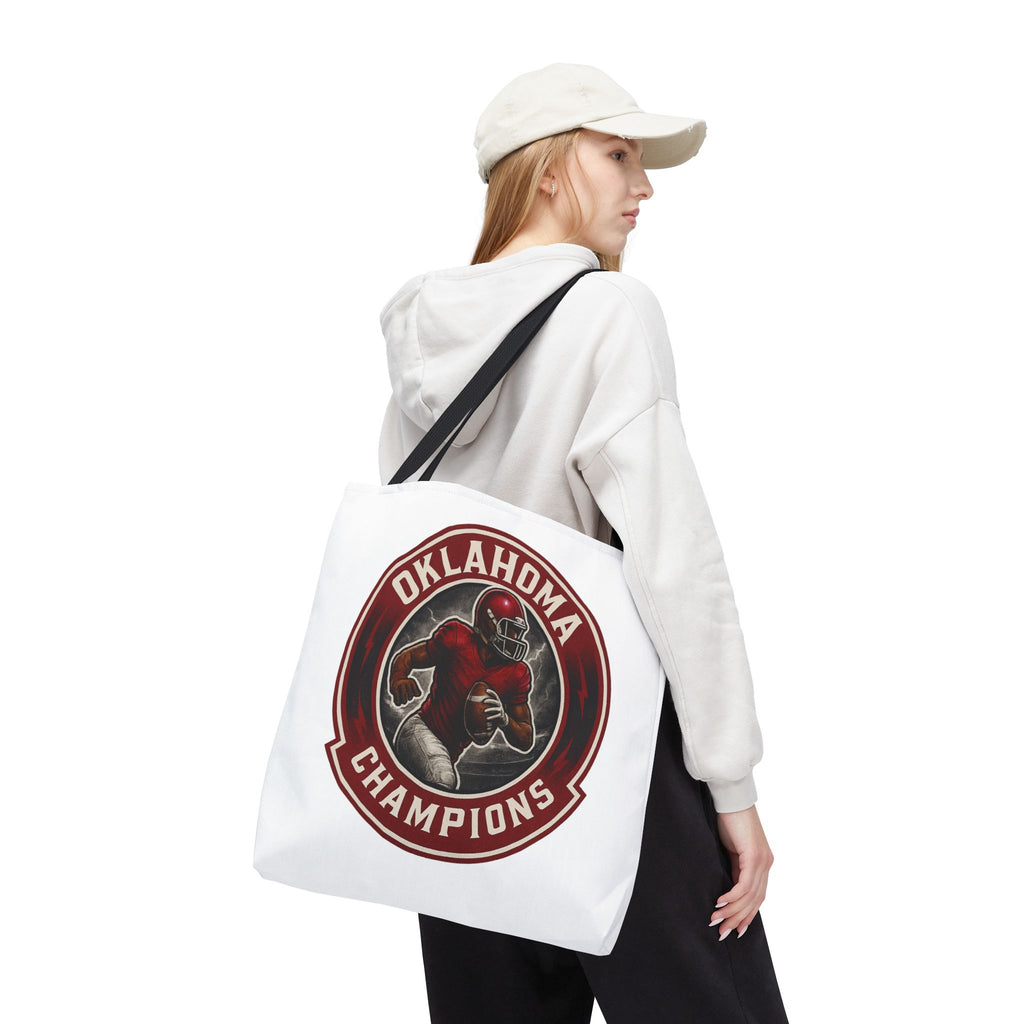 Oklahoma Champions Tote Bag, Sports Fan Tote