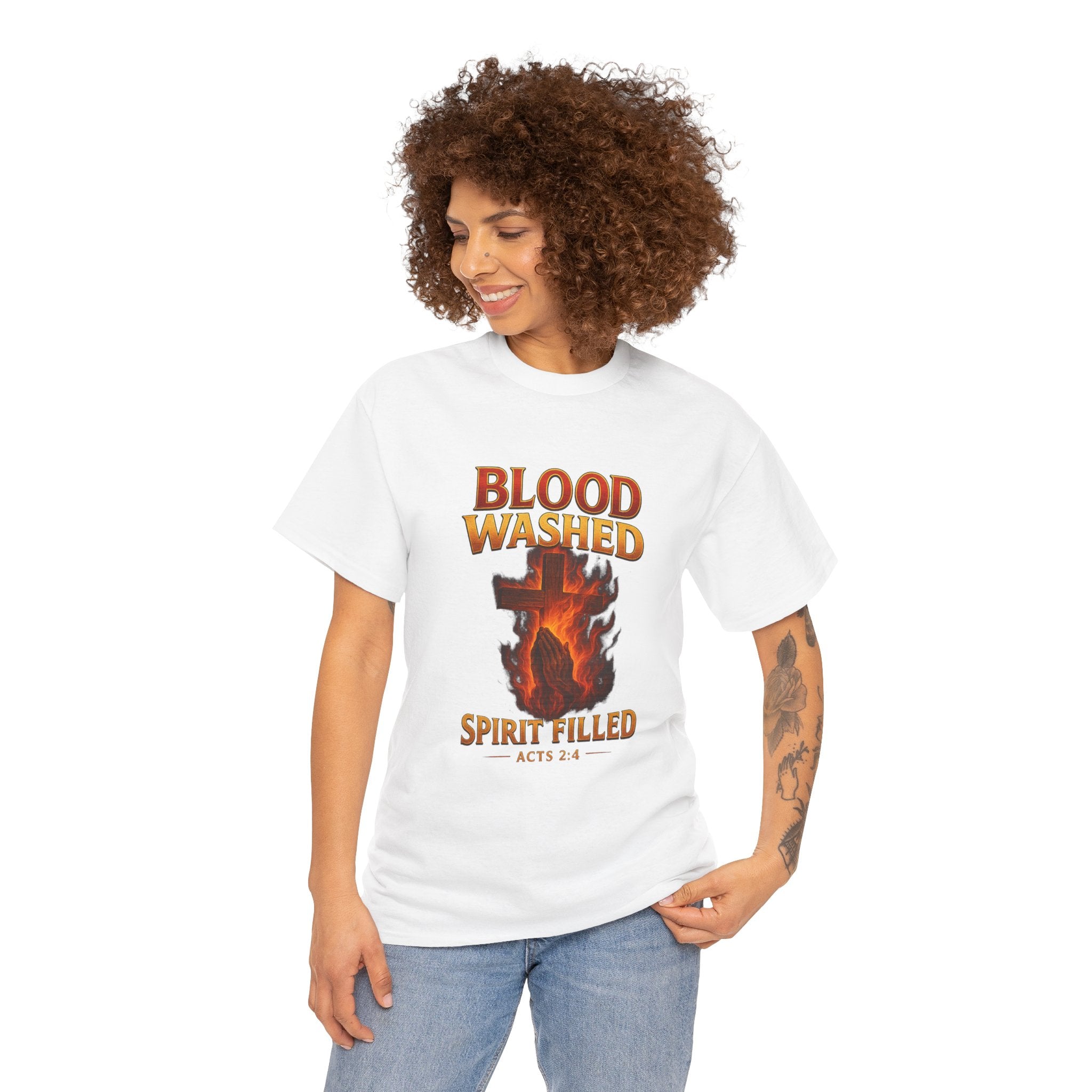 Faith-Inspired Unisex Heavy Cotton Tee