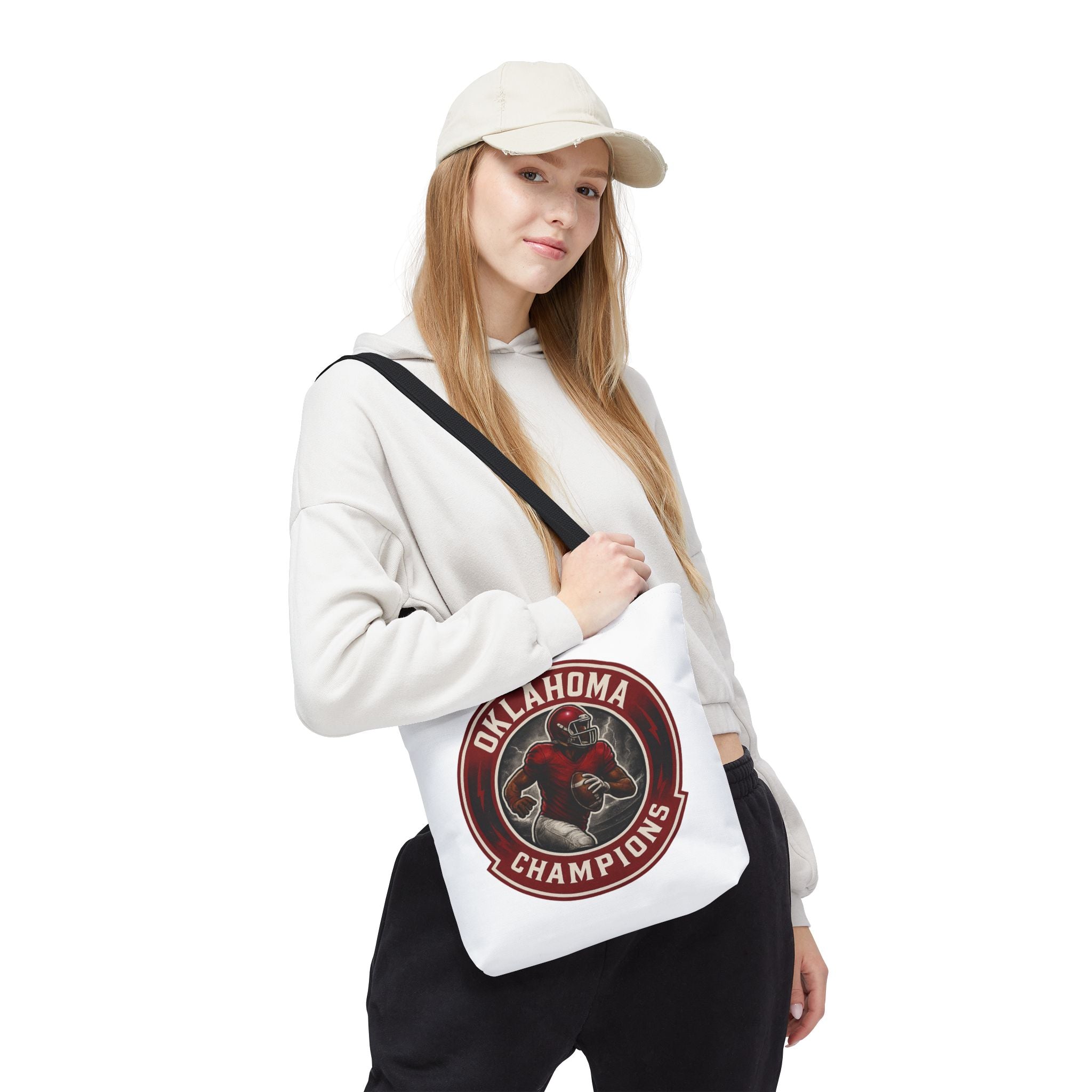 Oklahoma Champions Tote Bag, Sports Fan Tote