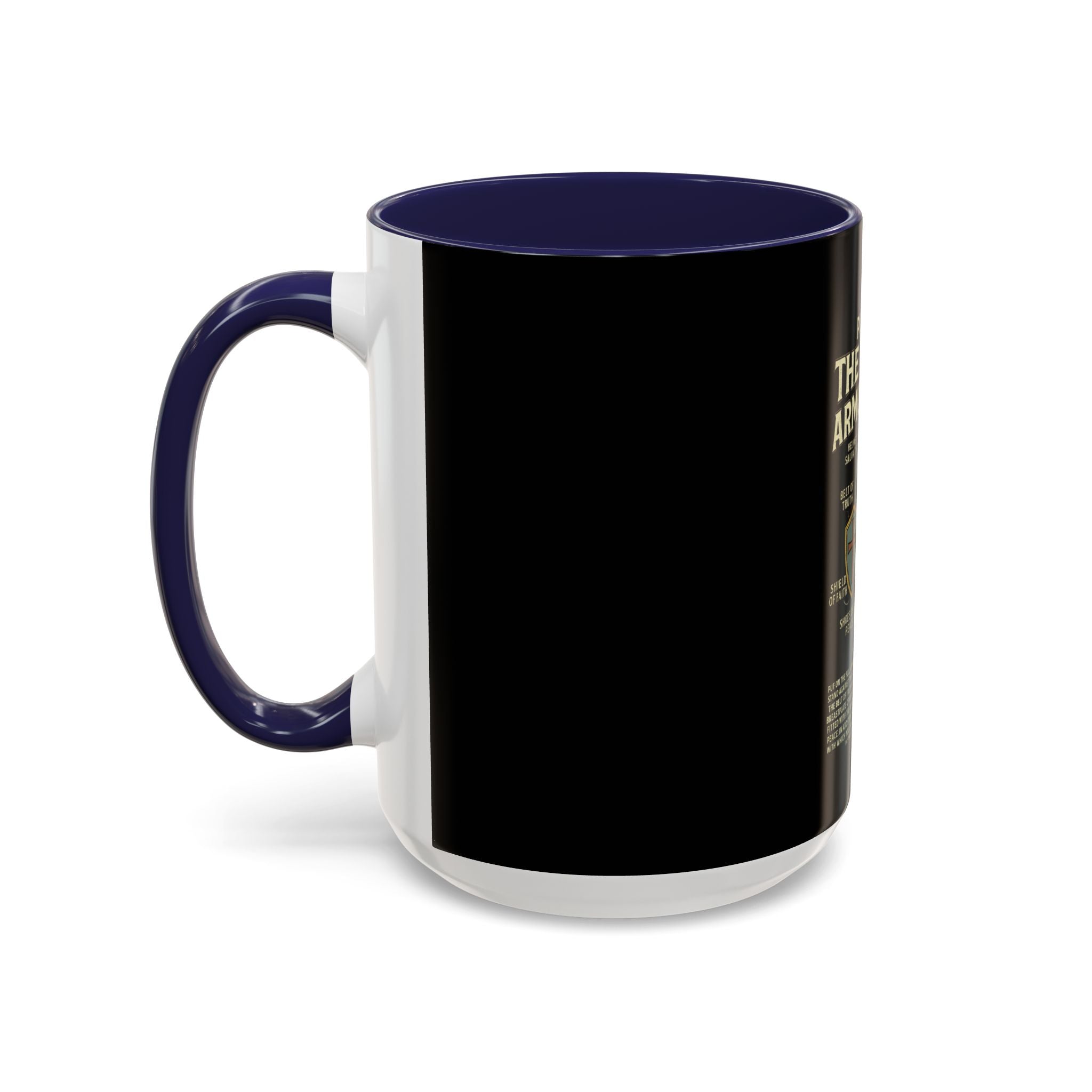 Faith-Inspired Black Coffee Mug