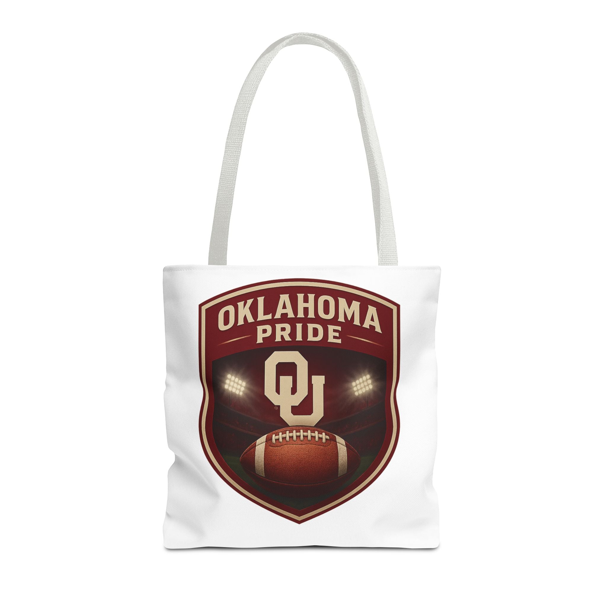 Oklahoma Pride Football Tote Bag