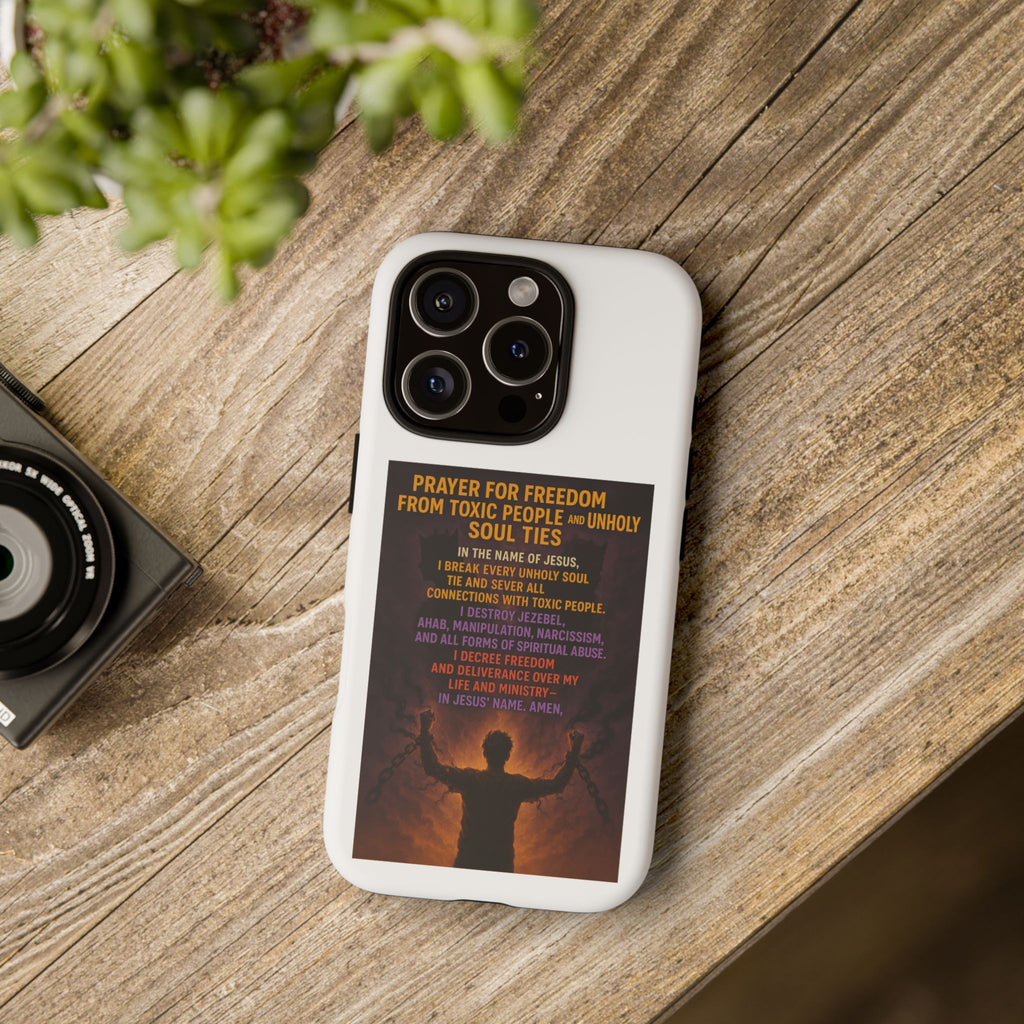 Tough Cases: Empowering Phone Case with Inspirational Prayer