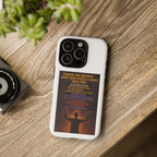Tough Cases: Empowering Phone Case with Inspirational Prayer