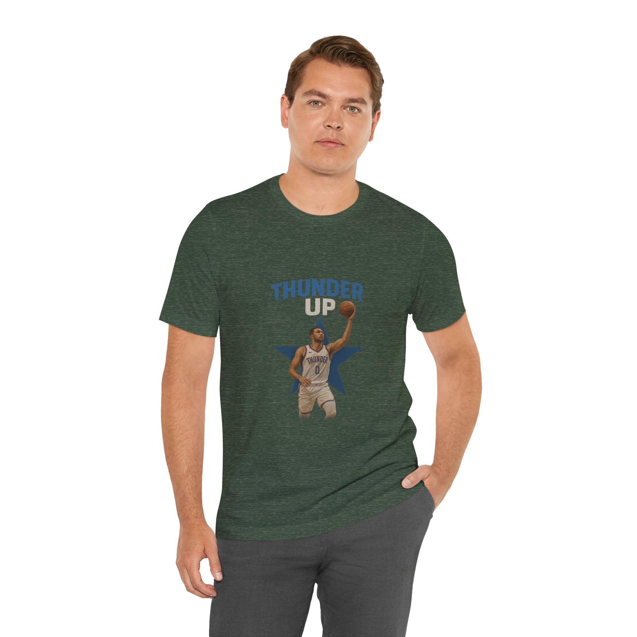Thunder Up Basketball Tee