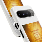Inspirational Phone Case: Walk in Freedom and Fire