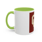 Crimson Accent Coffee Mug with OU Logo