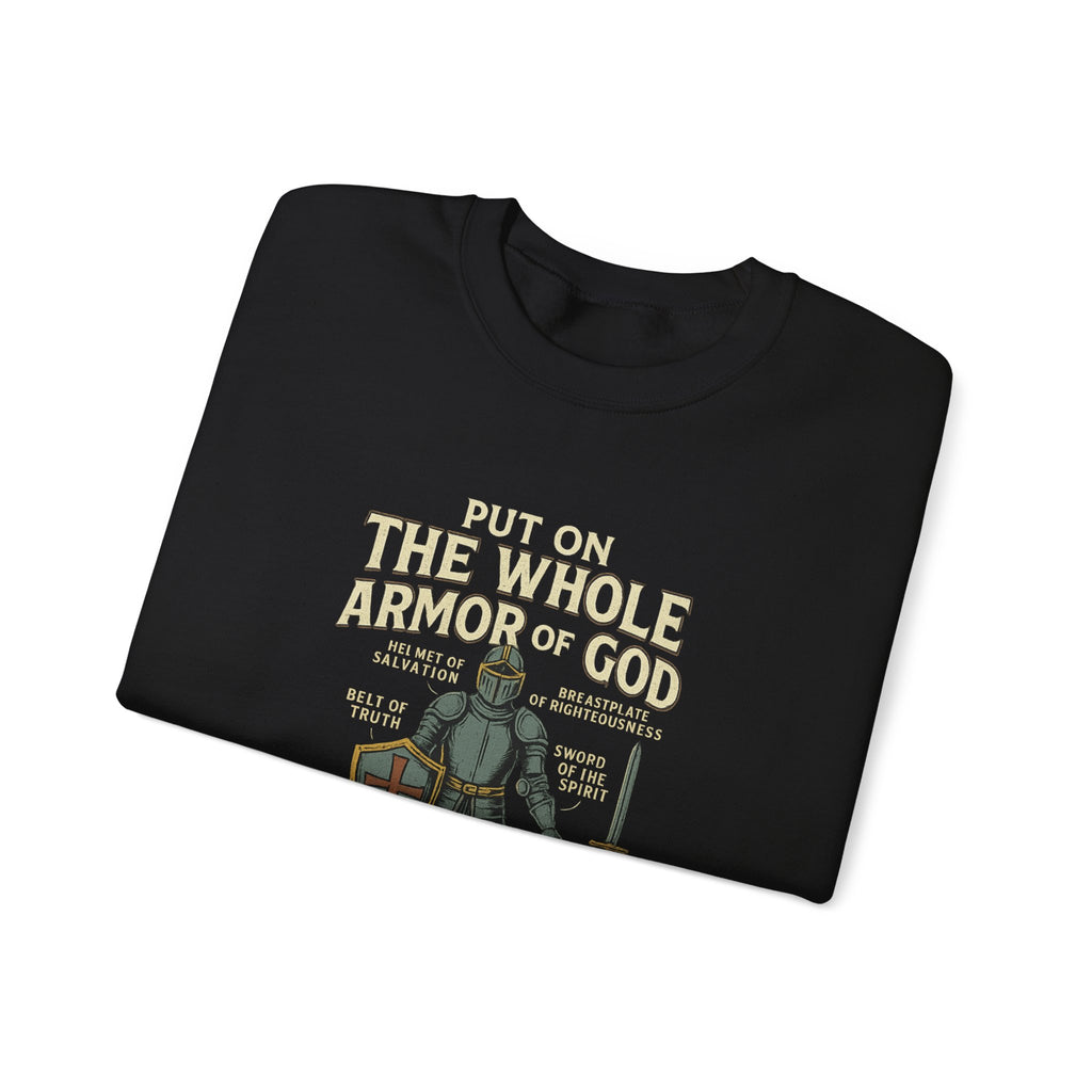 Faith-Inspired Armor of God Crewneck Sweatshirt
