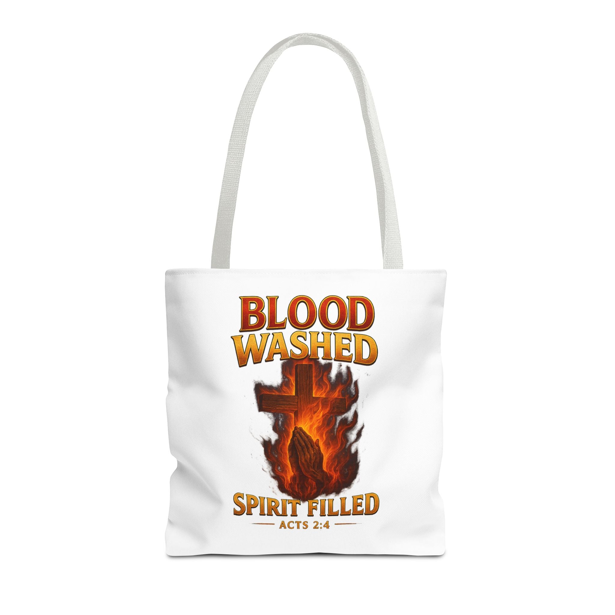Blood Washed Spirit Filled Tote Bag