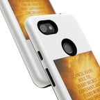 Inspirational Phone Case: Walk in Freedom and Fire