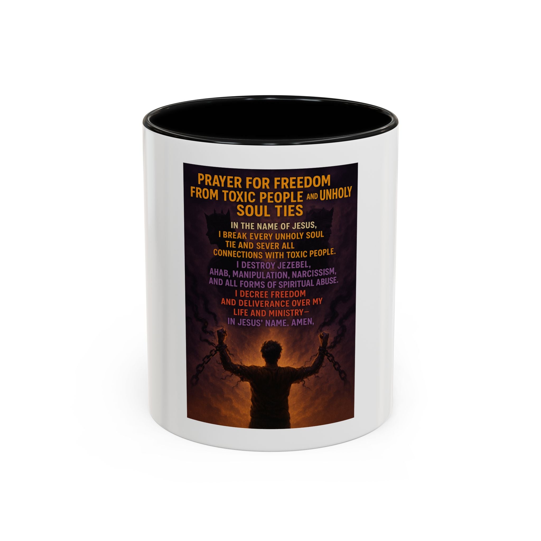 Inspirational Prayer Coffee Mug for Freedom