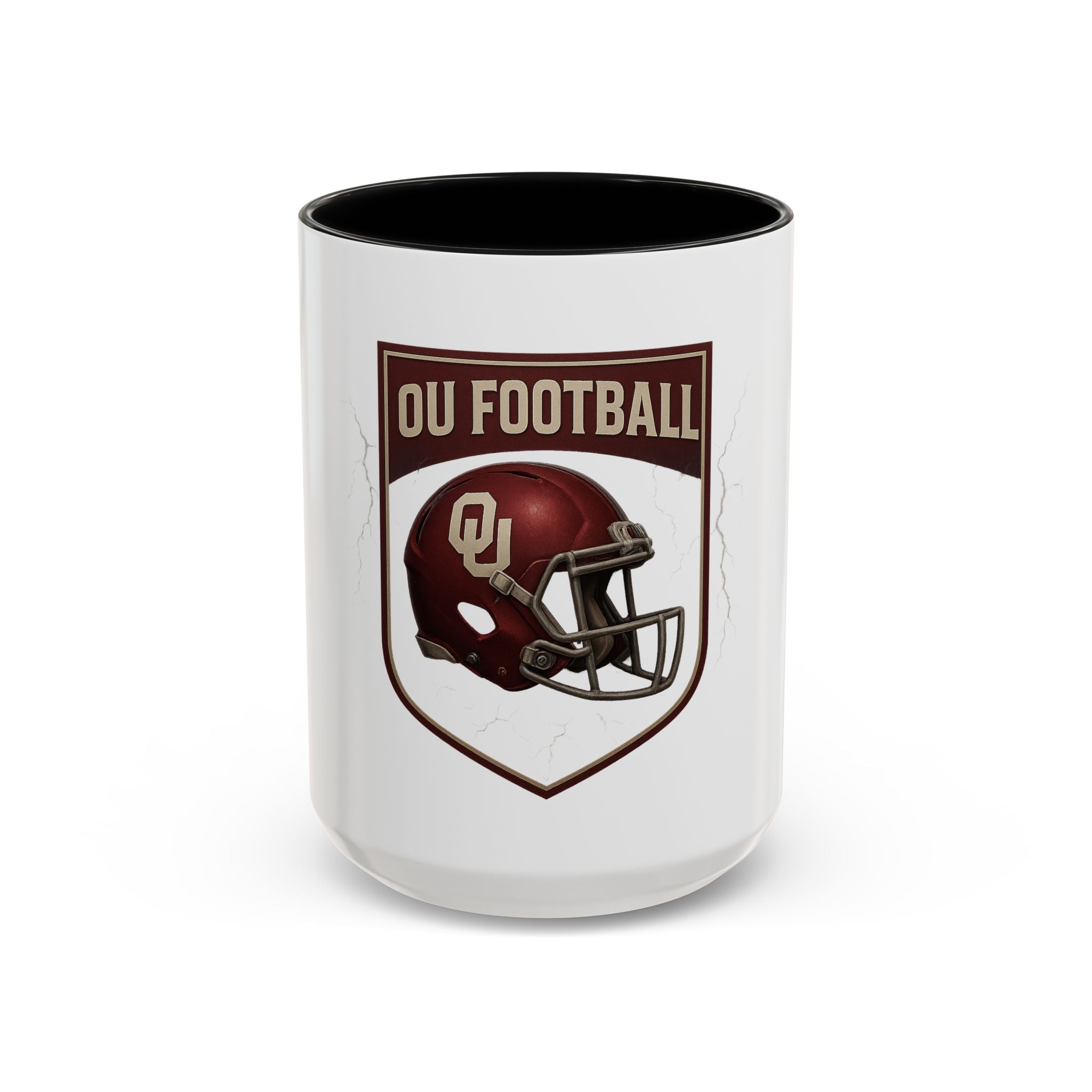 OU Football Accent Coffee Mug