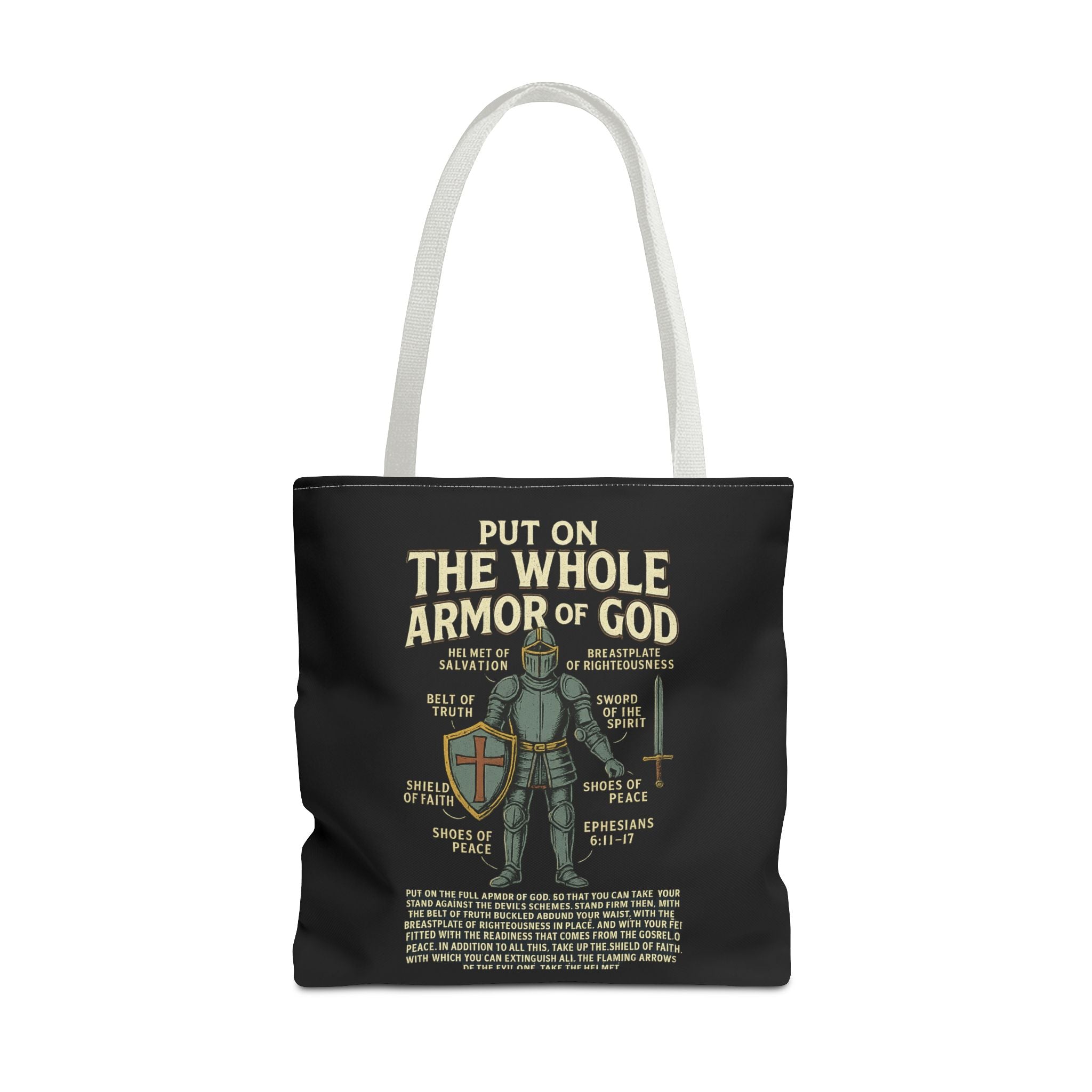 Inspirational Armor of God Tote Bag