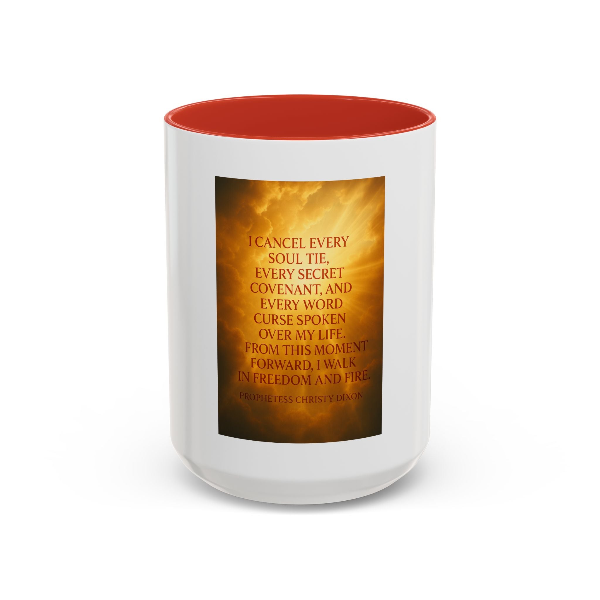 Inspirational Accent Coffee Mug