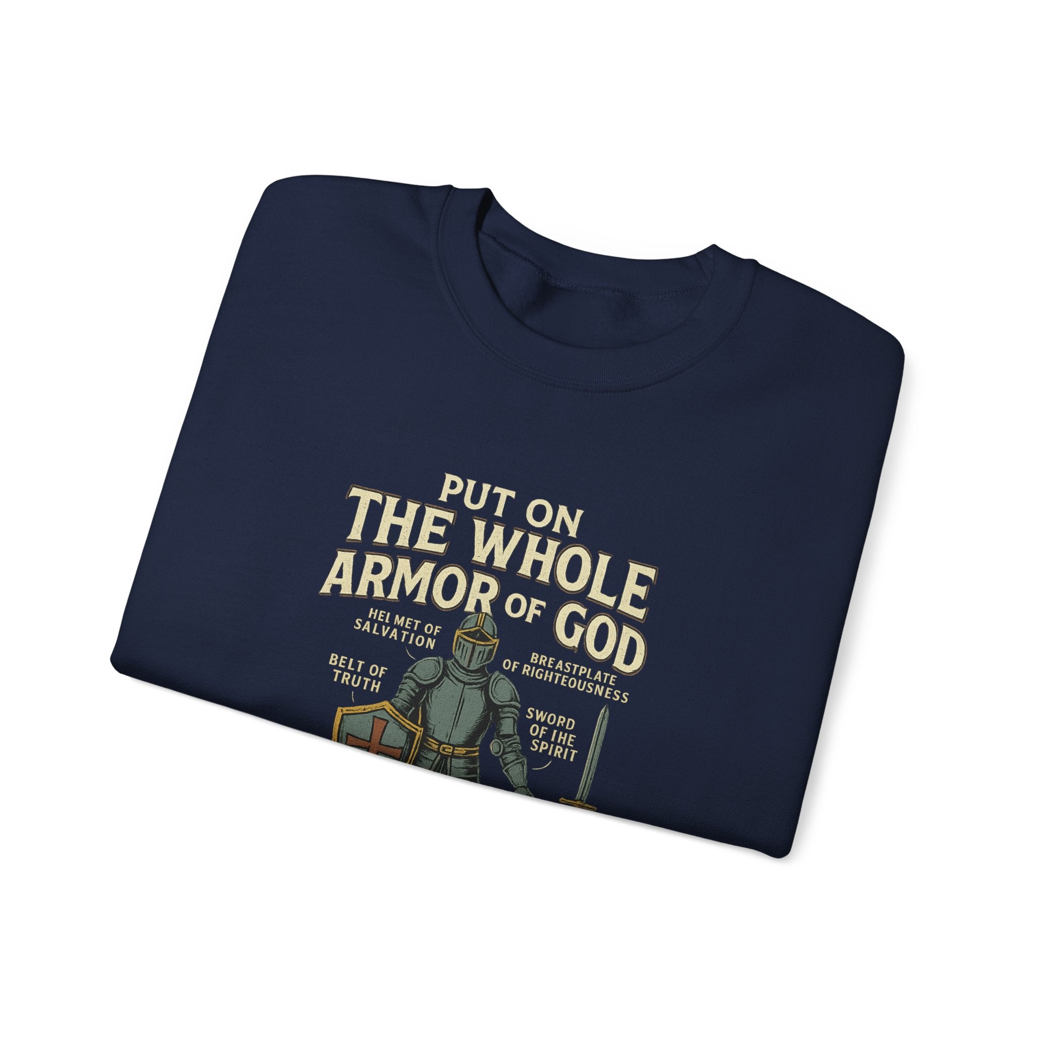 Faith-Inspired Armor of God Crewneck Sweatshirt