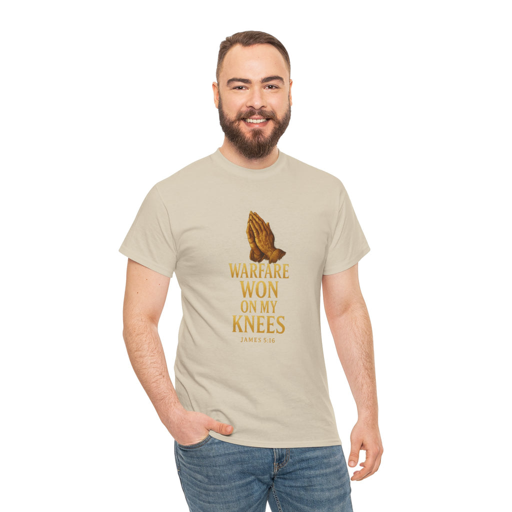 Warfare Won on My Knees Unisex Tee