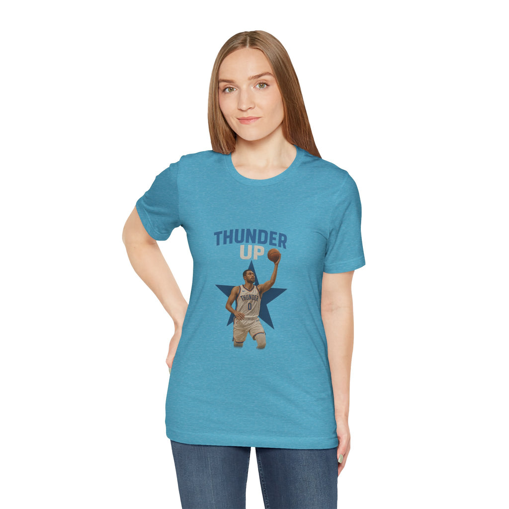 Thunder Up Basketball Tee