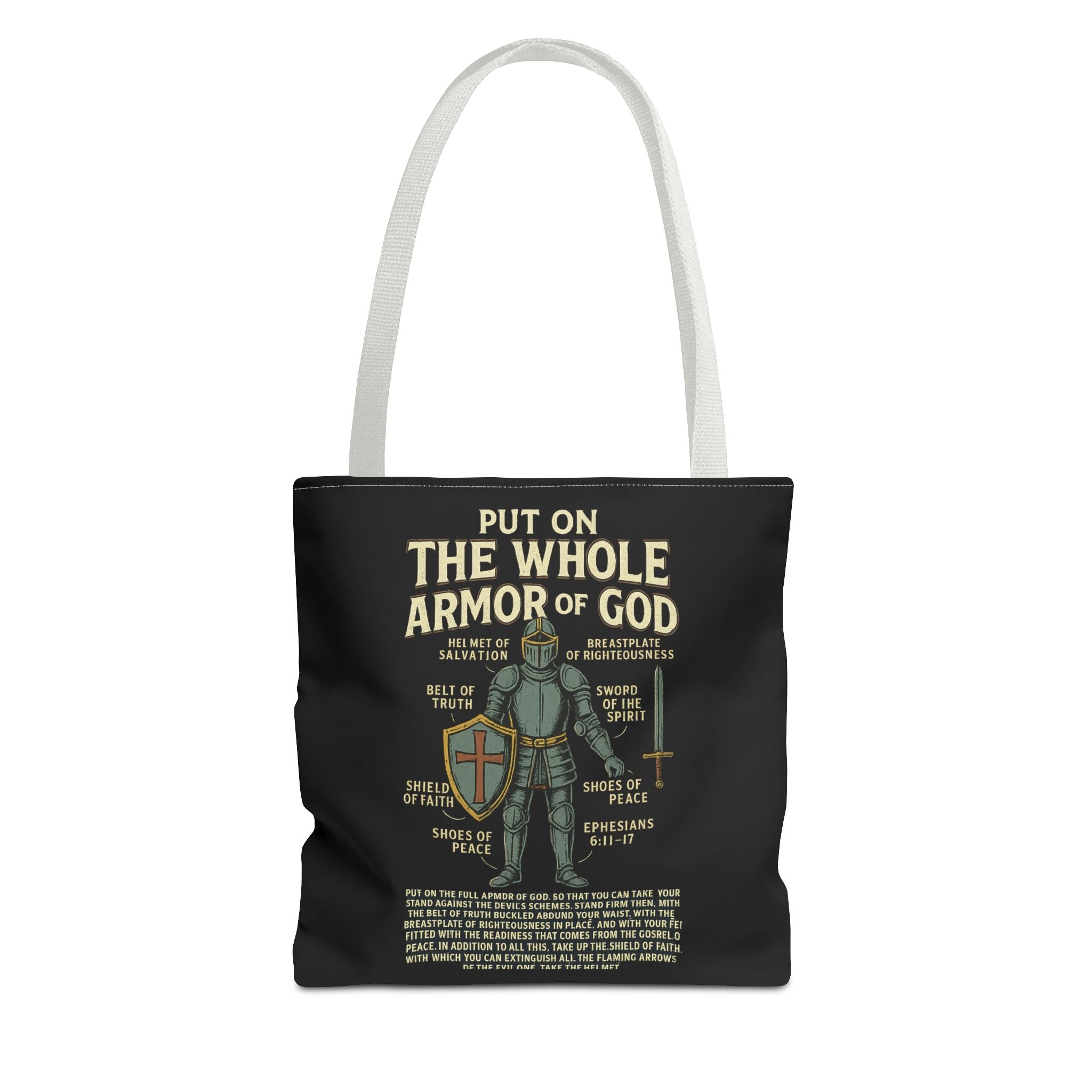 Inspirational Armor of God Tote Bag