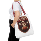 Oklahoma Pride Football Tote Bag