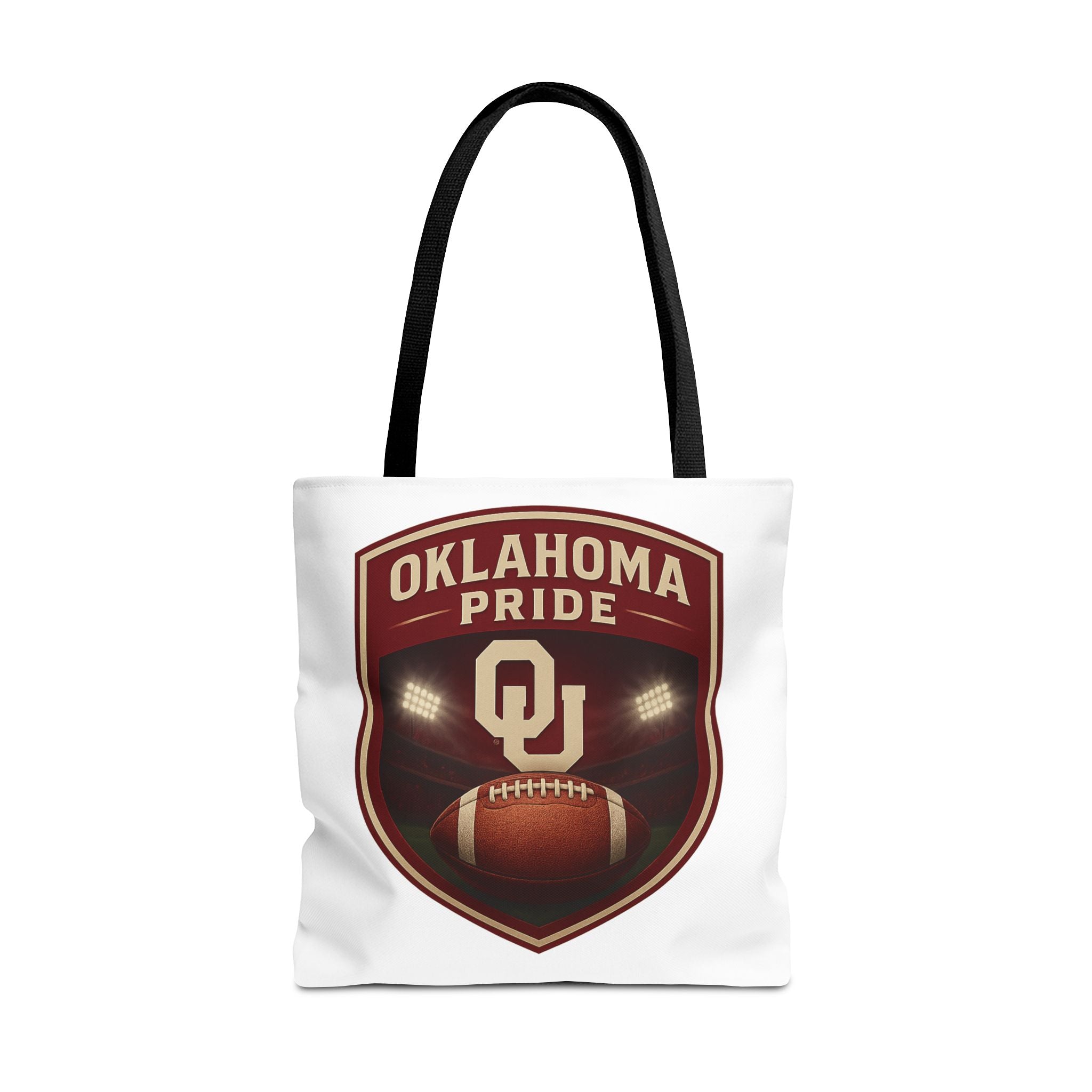 Oklahoma Pride Football Tote Bag