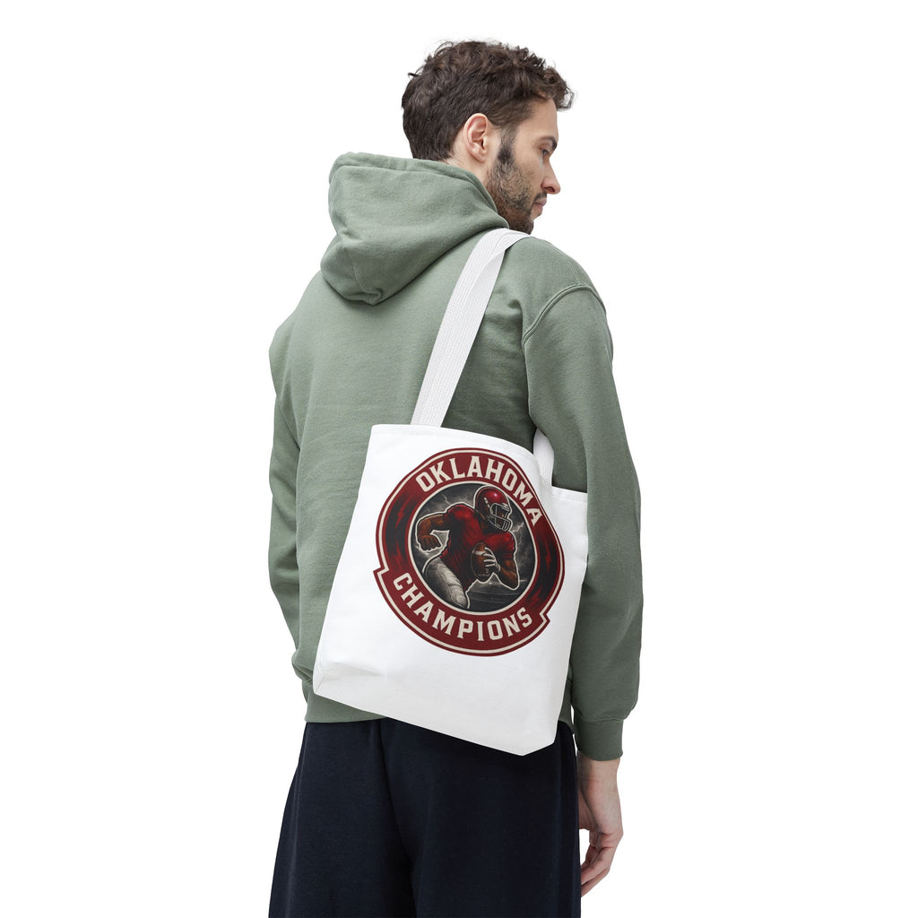 Oklahoma Champions Tote Bag, Sports Fan Tote