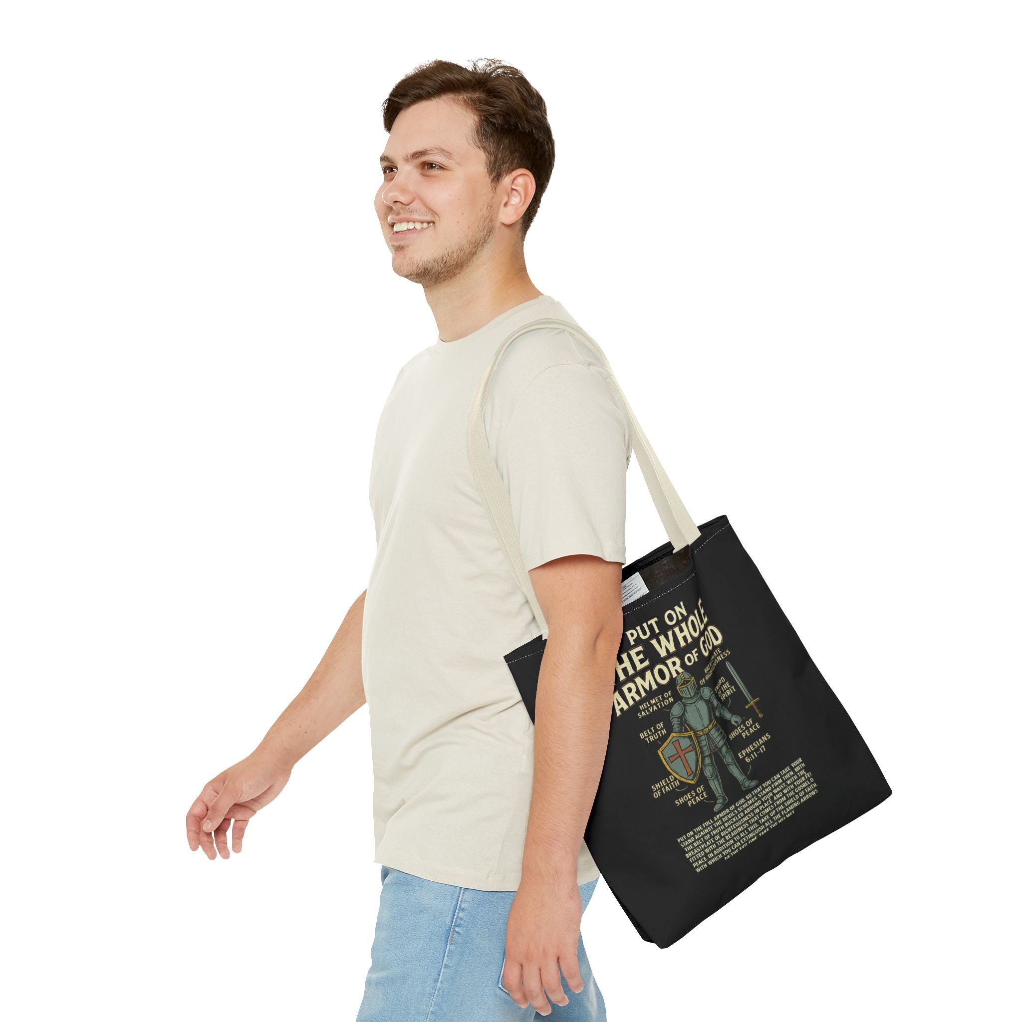 Inspirational Armor of God Tote Bag