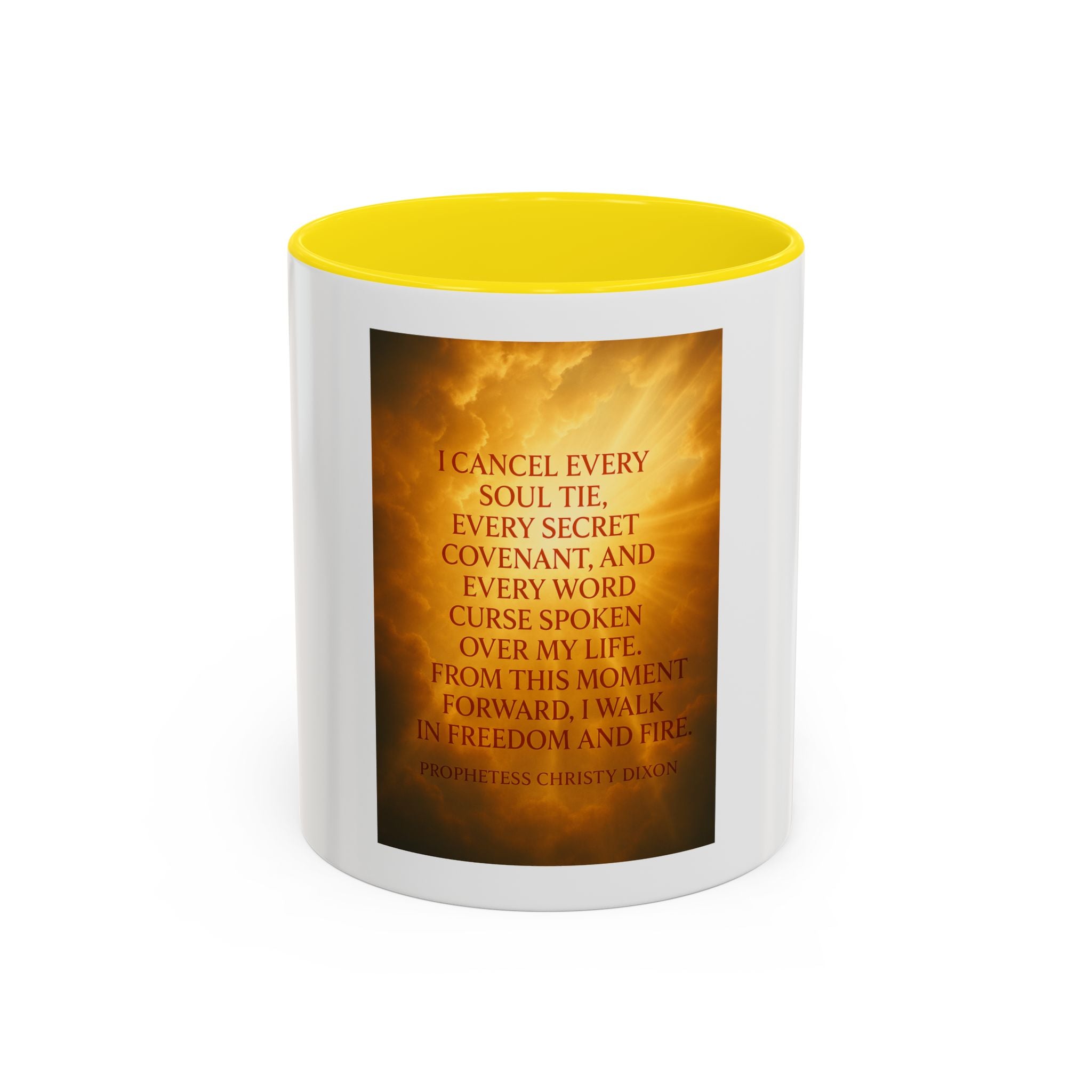 Inspirational Accent Coffee Mug