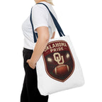 Oklahoma Pride Football Tote Bag