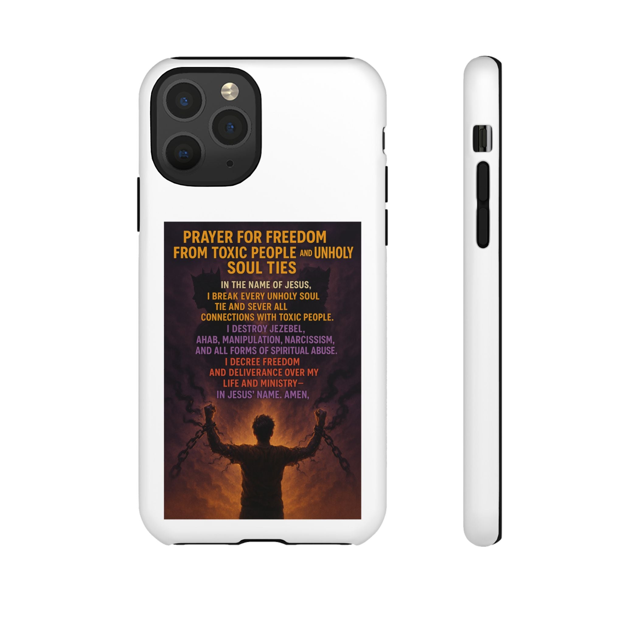 Tough Cases: Empowering Phone Case with Inspirational Prayer