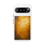 Inspirational Phone Case: Walk in Freedom and Fire