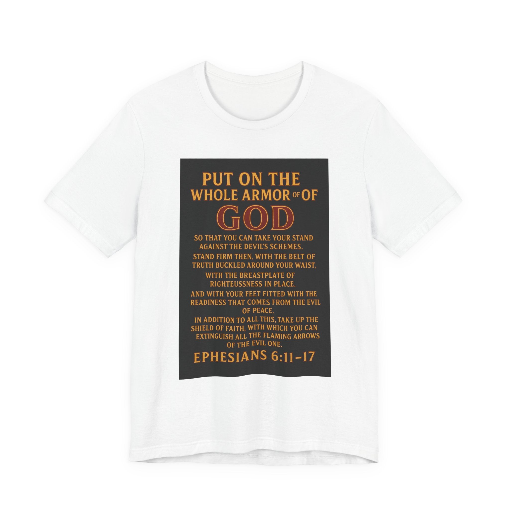 Faith-Inspired Short Sleeve Tee -Shirt