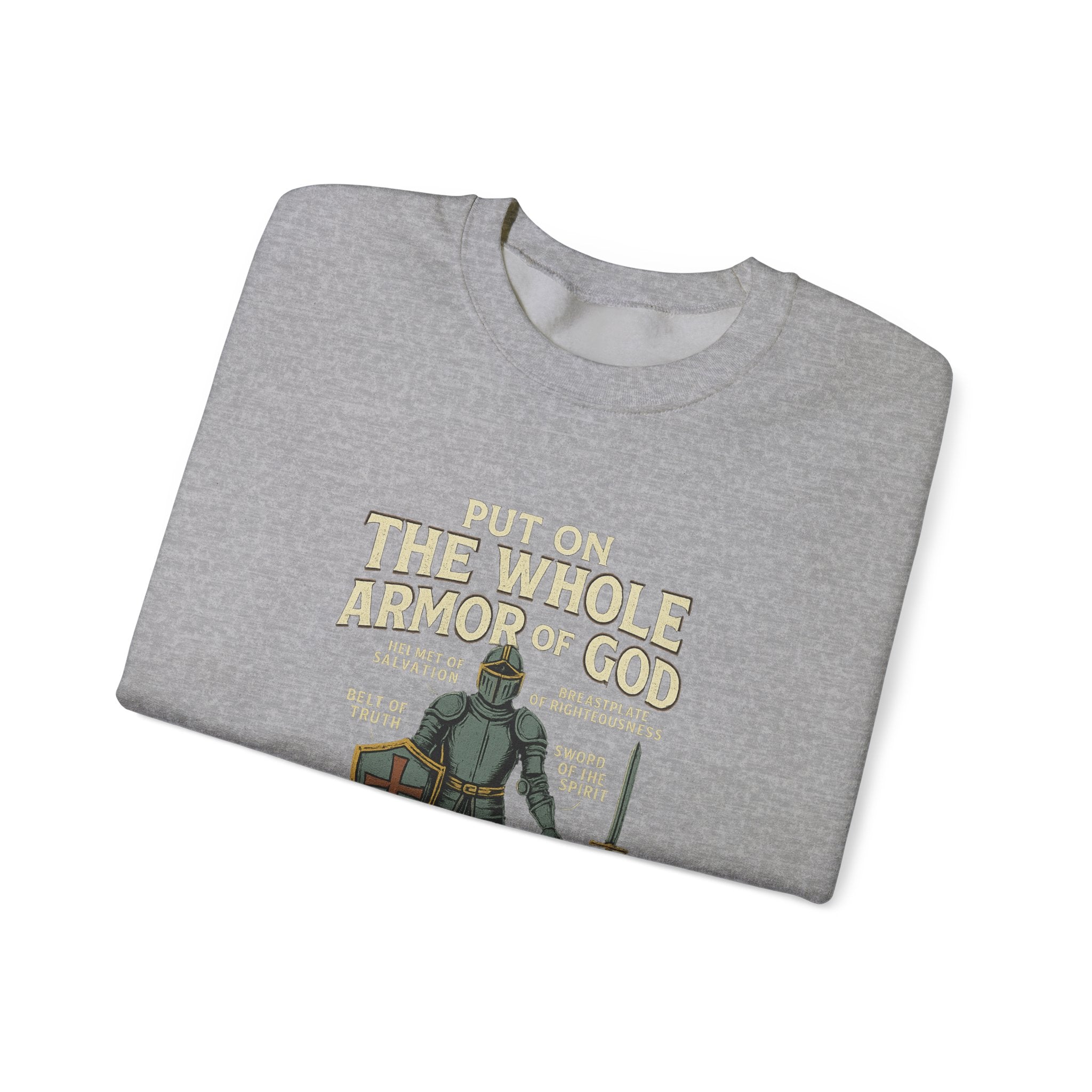 Faith-Inspired Armor of God Crewneck Sweatshirt