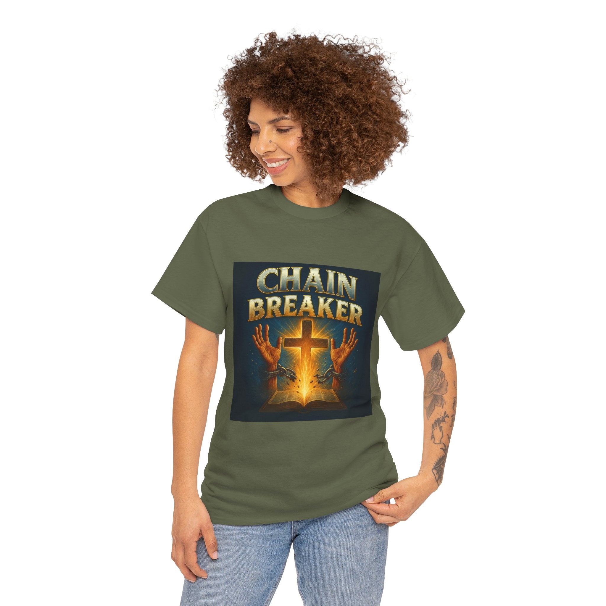Chain Breaker Unisex Heavy Cotton Tee