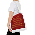 Faith-Inspired Tote Bag, Scripture Bag
