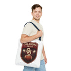 Oklahoma Pride Football Tote Bag