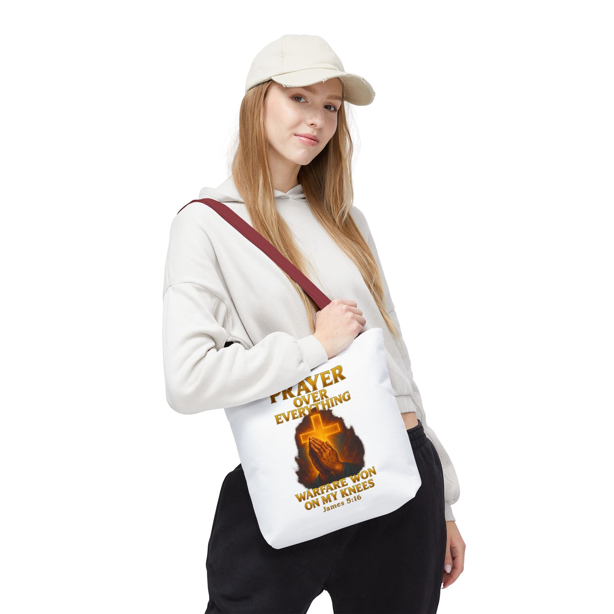 Prayer Motivational Tote Bag