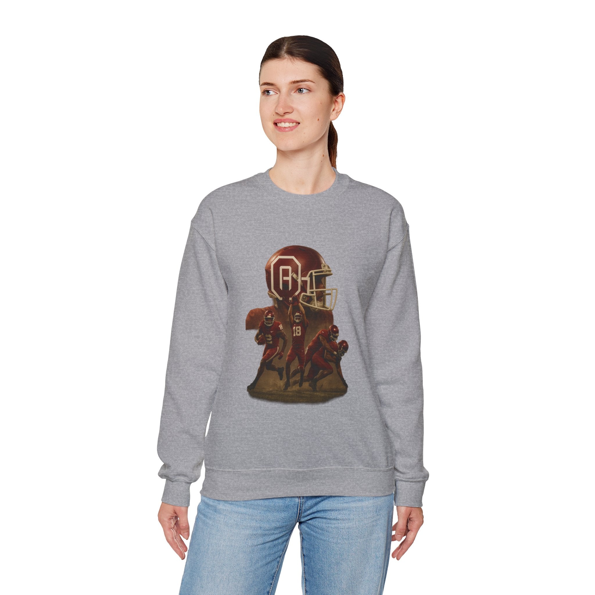 Vintage Football Crewneck Sweatshirt
