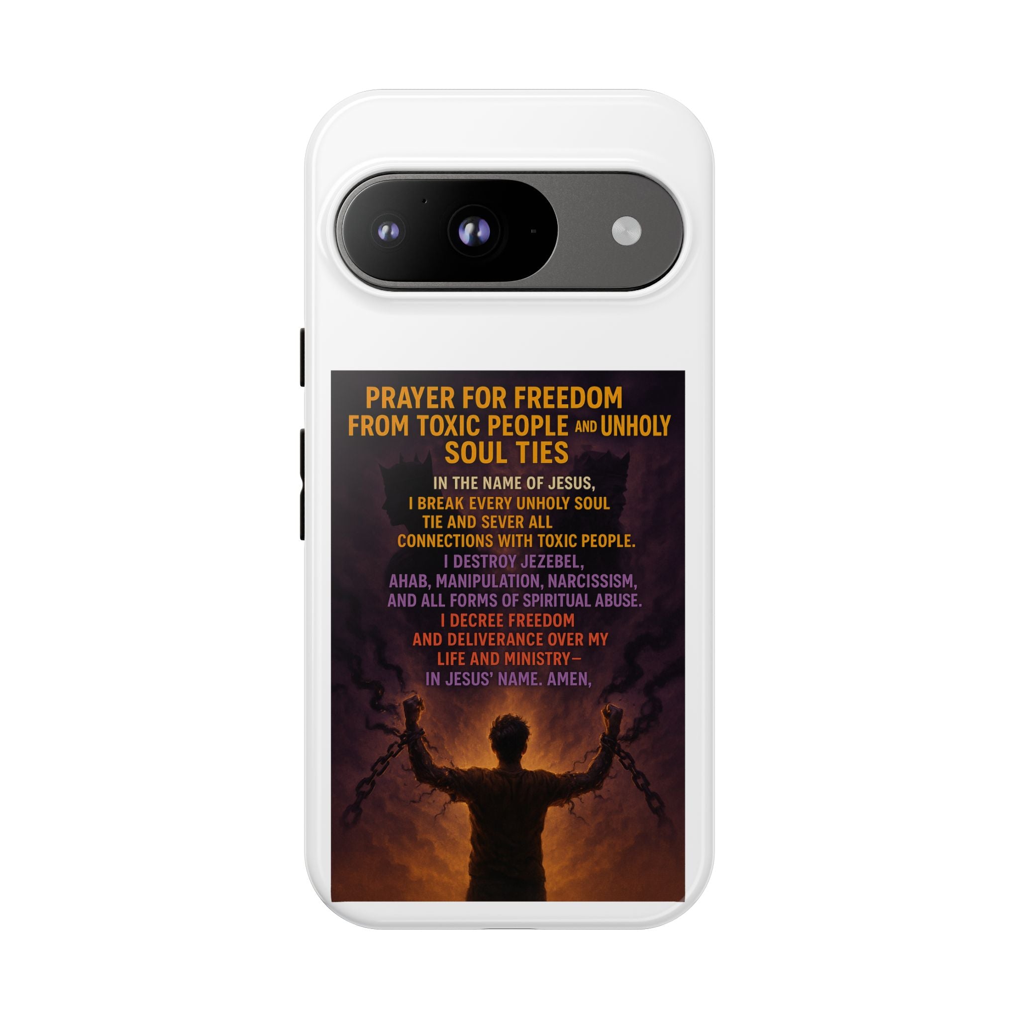 Tough Cases: Empowering Phone Case with Inspirational Prayer