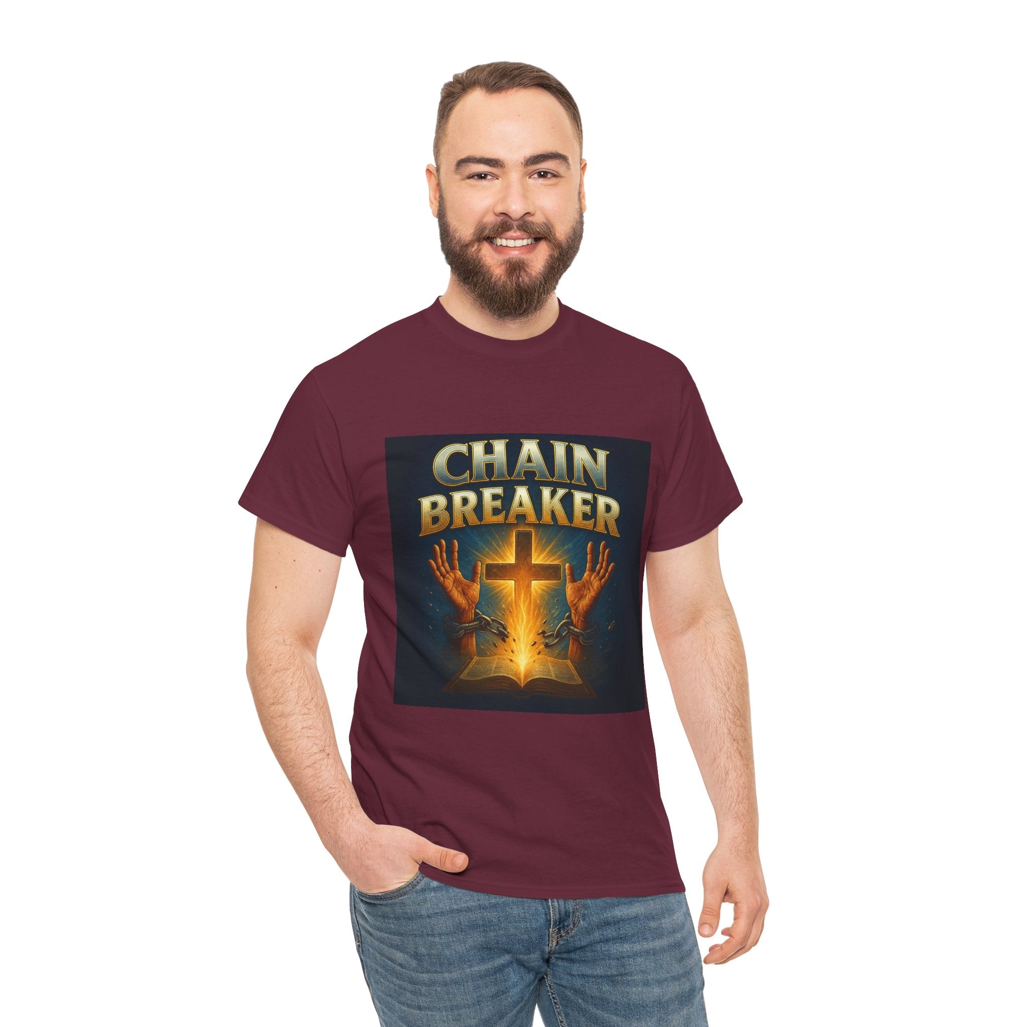 Chain Breaker Unisex Heavy Cotton Tee