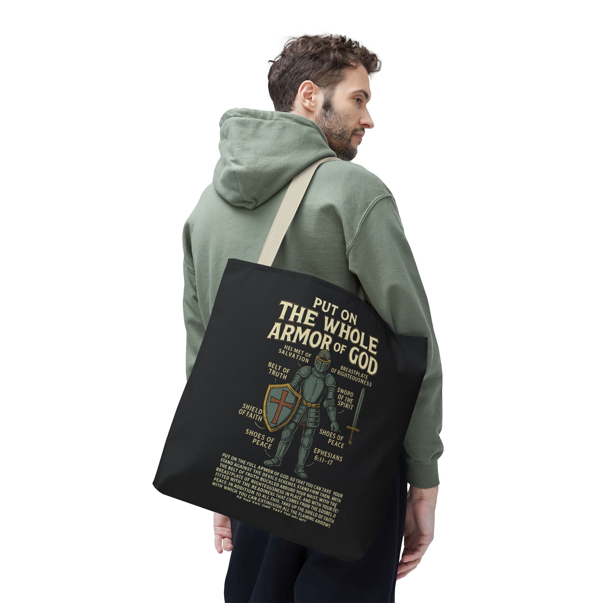 Inspirational Armor of God Tote Bag