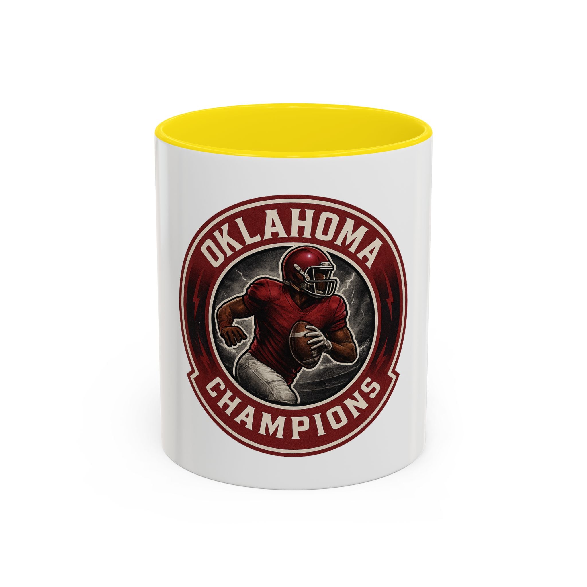 Oklahoma Champions Accent Coffee Mug