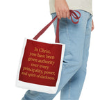 Faith-Inspired Tote Bag, Scripture Bag